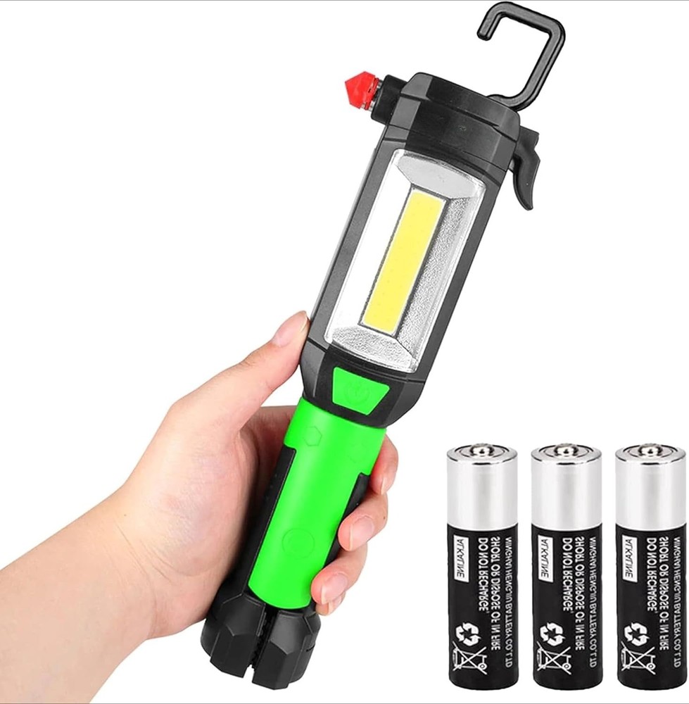 9-in-1 Emergency Car Tool Kit (Includes LED Flashlight) (Batteries Included)