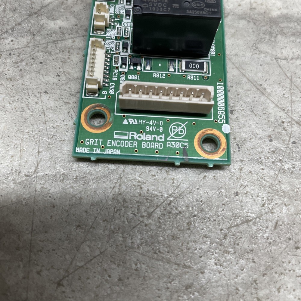 Genuine OEM Roland 1000006955 Grit Encoder Board Assembly