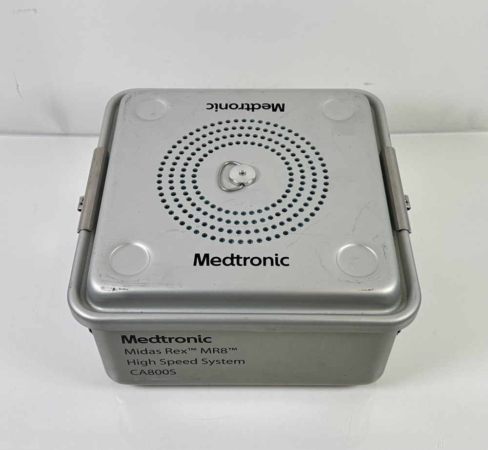 Medtronic CA800S Midas Rex MR8 Sterilization Case High Speed System