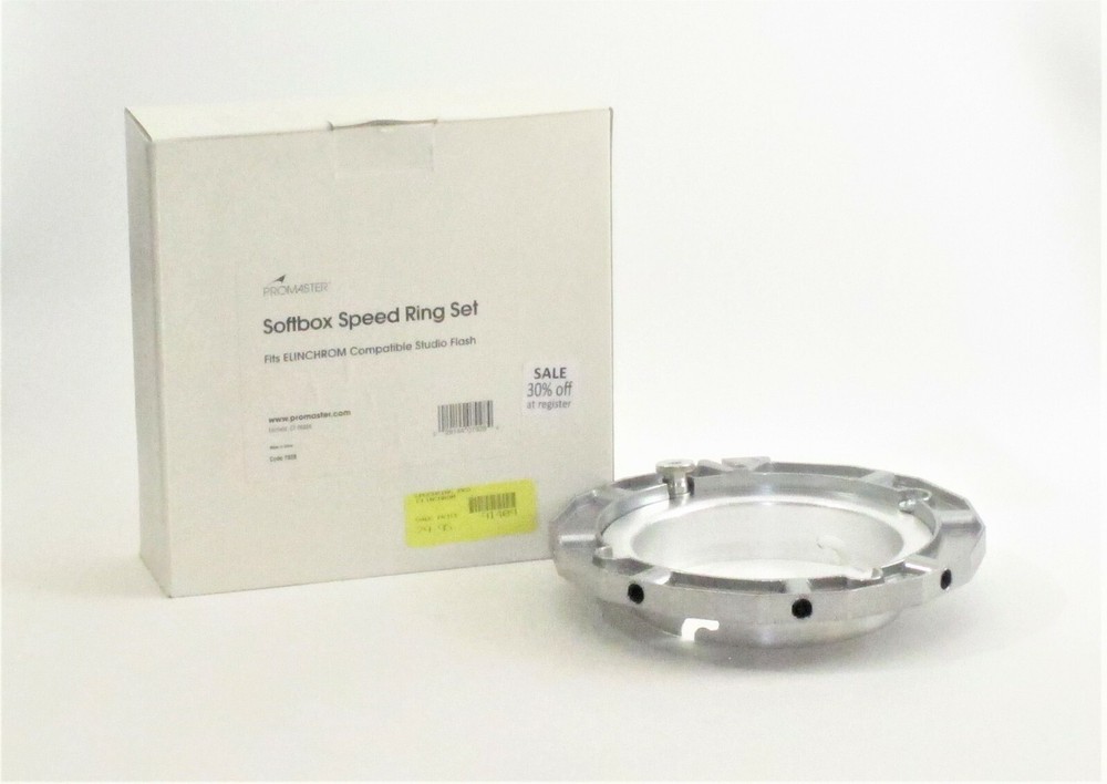 ProMaster Softbox Speed Ring for Elinchrom Compatible Studio Flash (#7928)