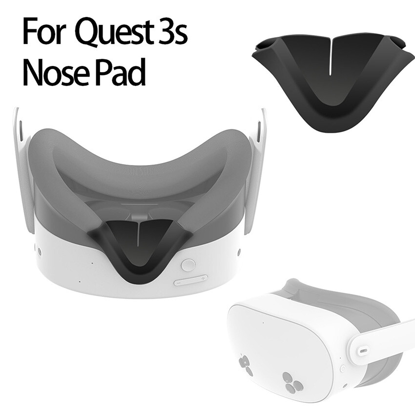 Light Blocking Silicone Nose Pad Comfortable Pad VR Accessories for Quest 3S