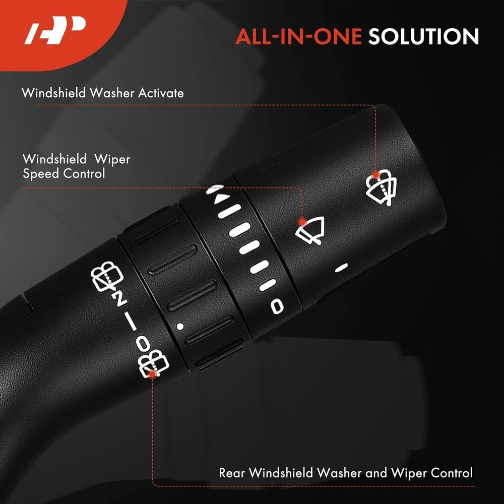 A-Premium Windshield Wiper Switch Assembly Compatible with 2011-2019 Ford