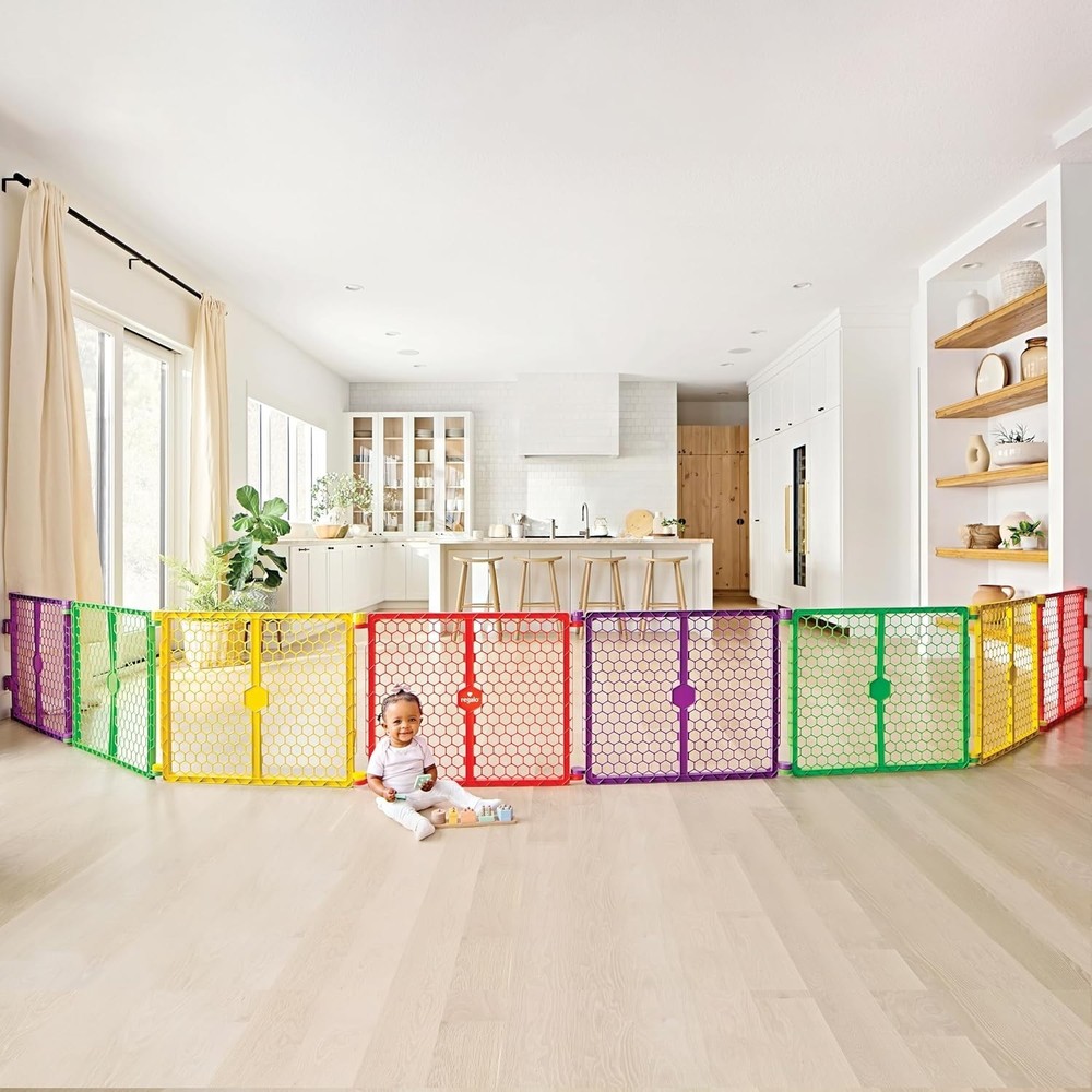 Super Wide Baby Gate & Playpen Combo