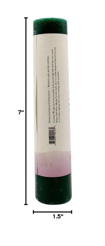 CRYSTAL JOURNEY Candle Pillar Peace, 1 EA