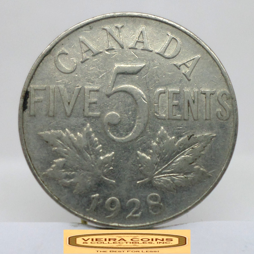 1928 Canada 5 Cents - #C56012NQ