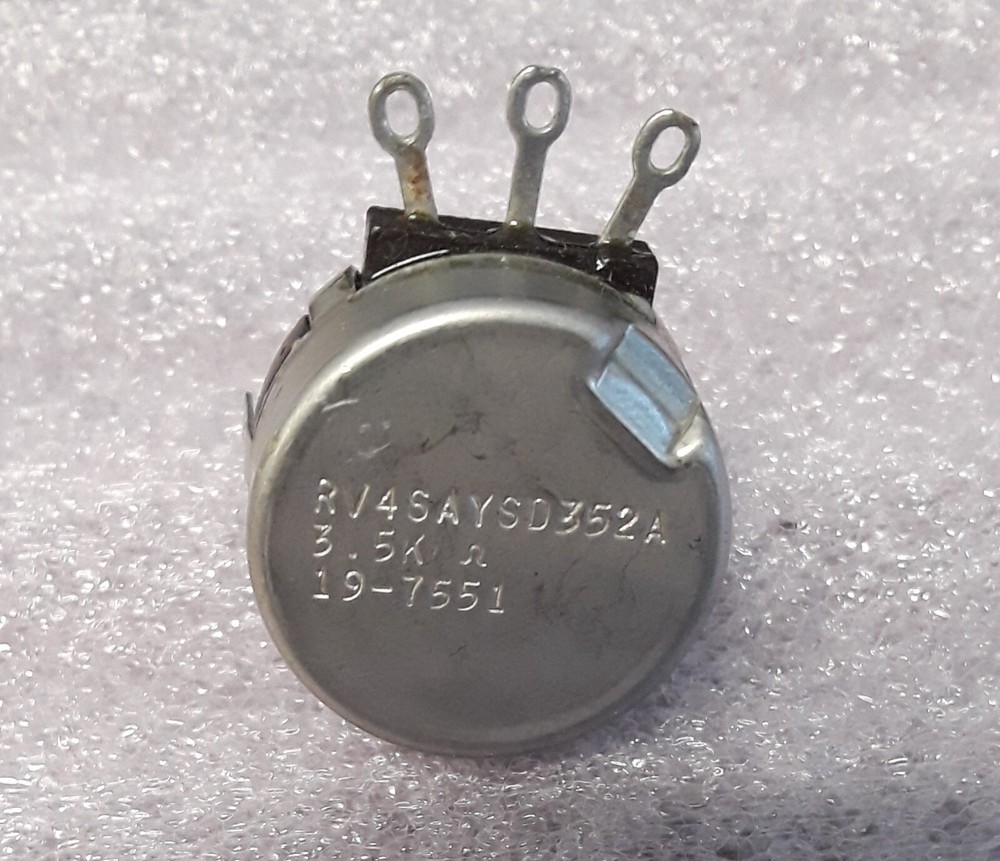 PN# RV4SAYSD352A - MILITARY SPECIFICATION - RESISTOR, VARIABLE