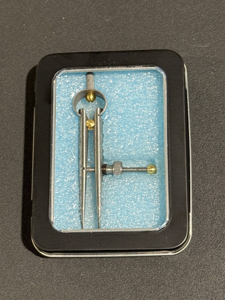 3" Solid Carbide Tipped Precision Divider / marking tool