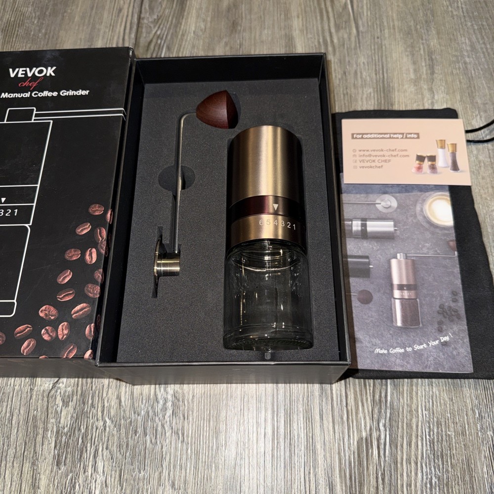 VEVOK CHEF Manual Coffee Grinder