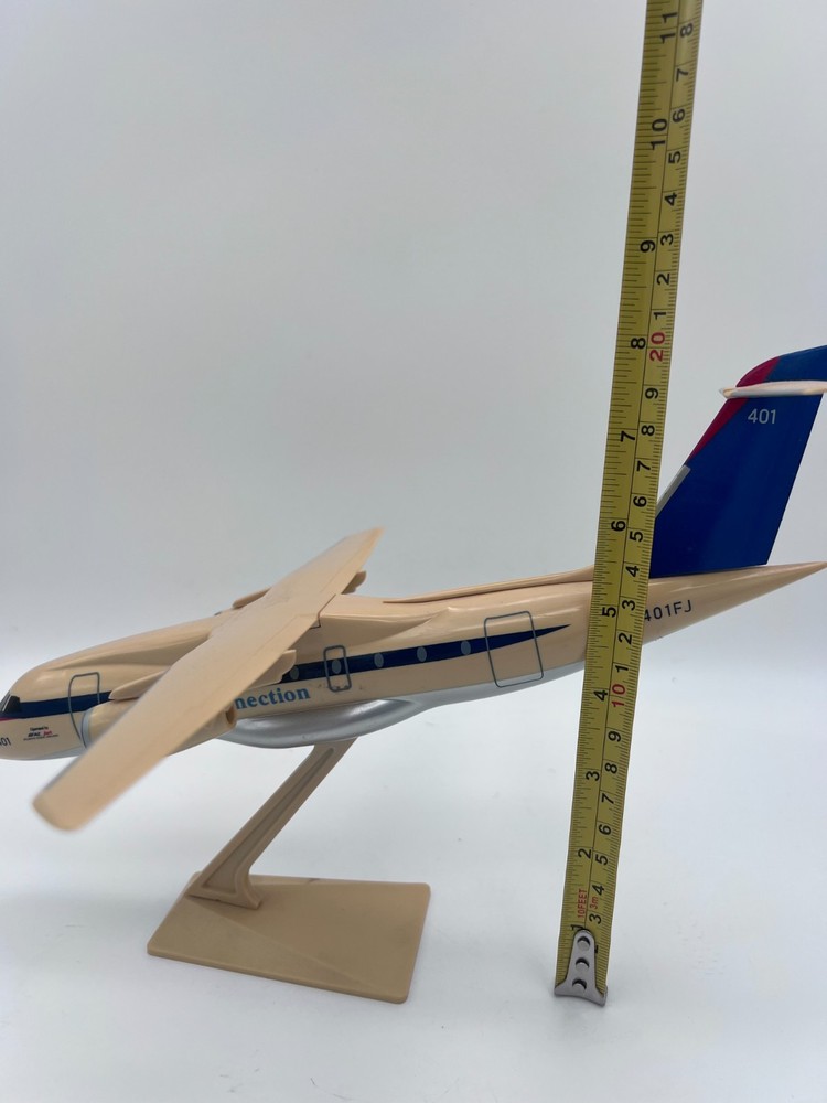 Delta Connection 328JET Model Airplane N401FJ Desktop Display