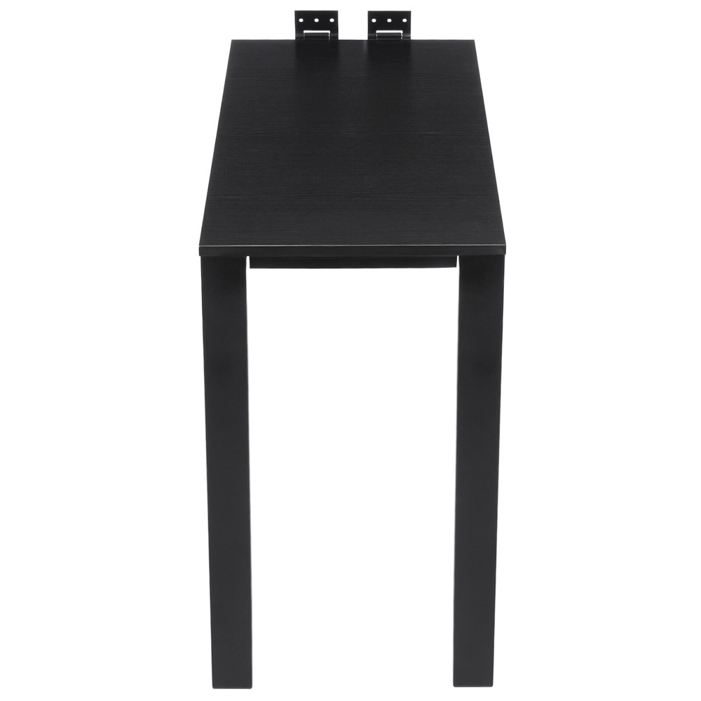 Space Saving Heavy Duty Solid Wood Wall Mounted Folding Dining Table 132.28lbs