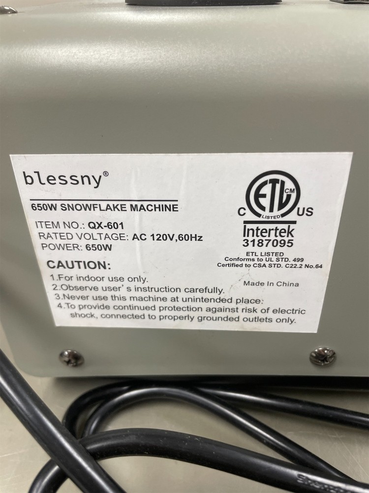 blessny snow machine