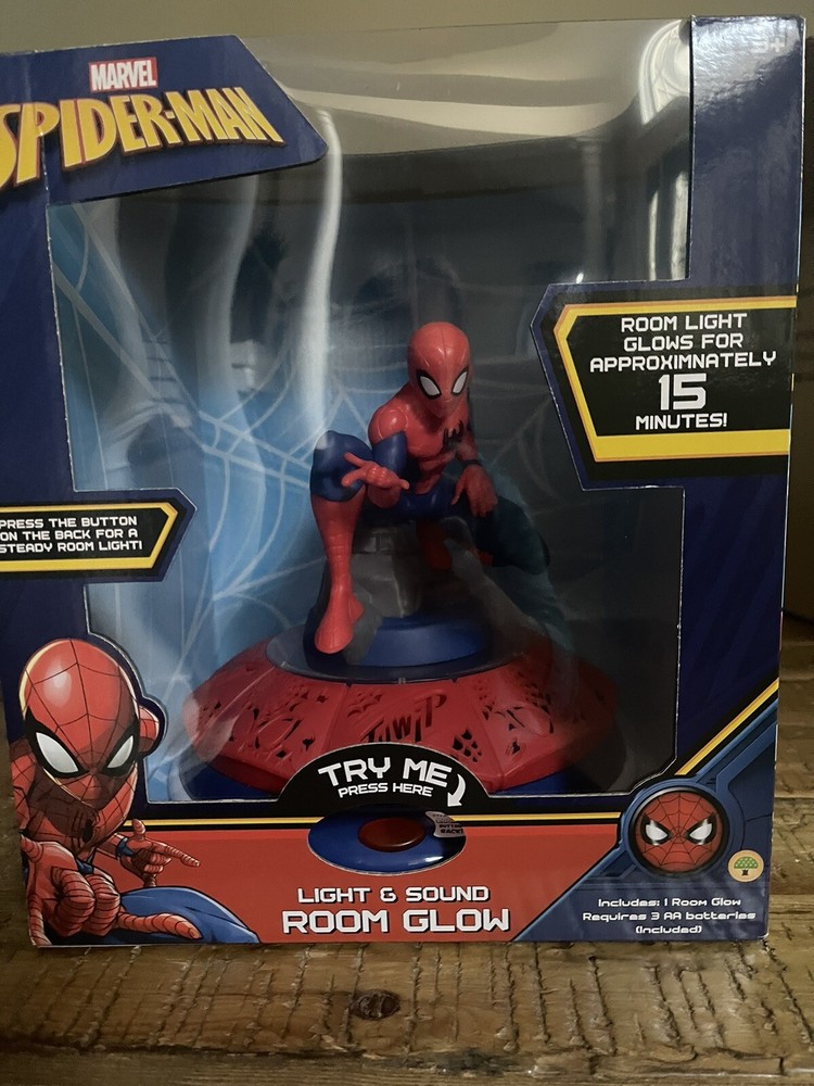 Marvel Spider-Man Light and Sound Room Glow