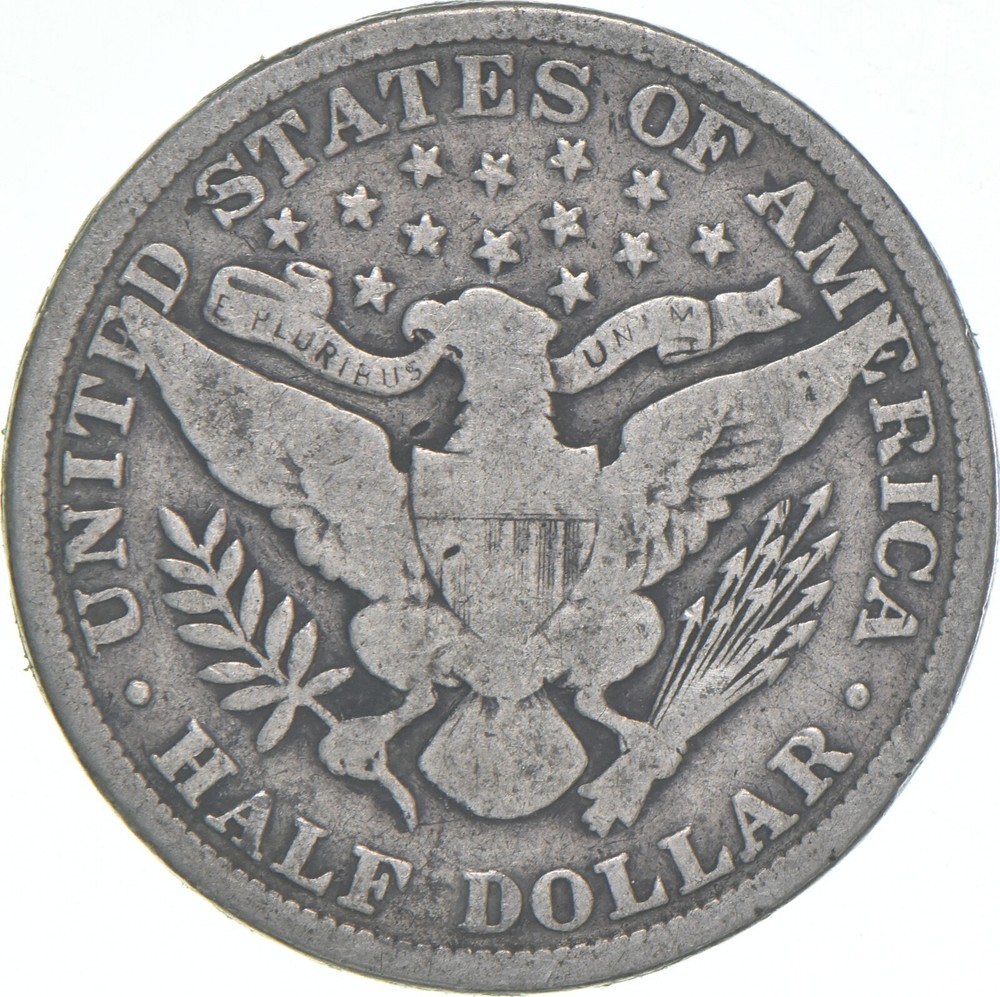 1904 Barber Half Dollar Average Circ