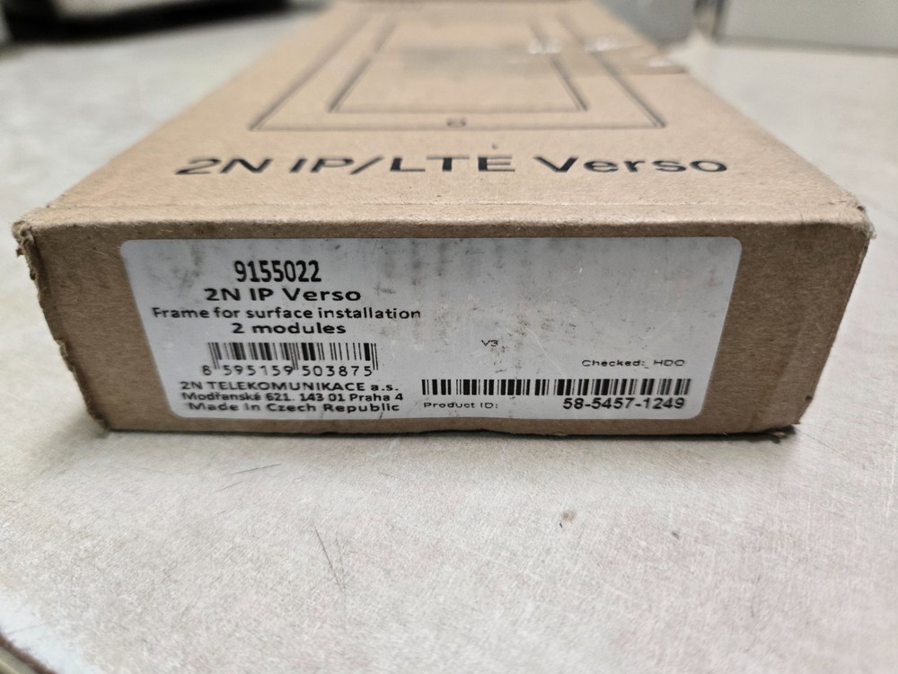 2N IP Intercom frame 2-Module surface mount 9155022 New Open Box