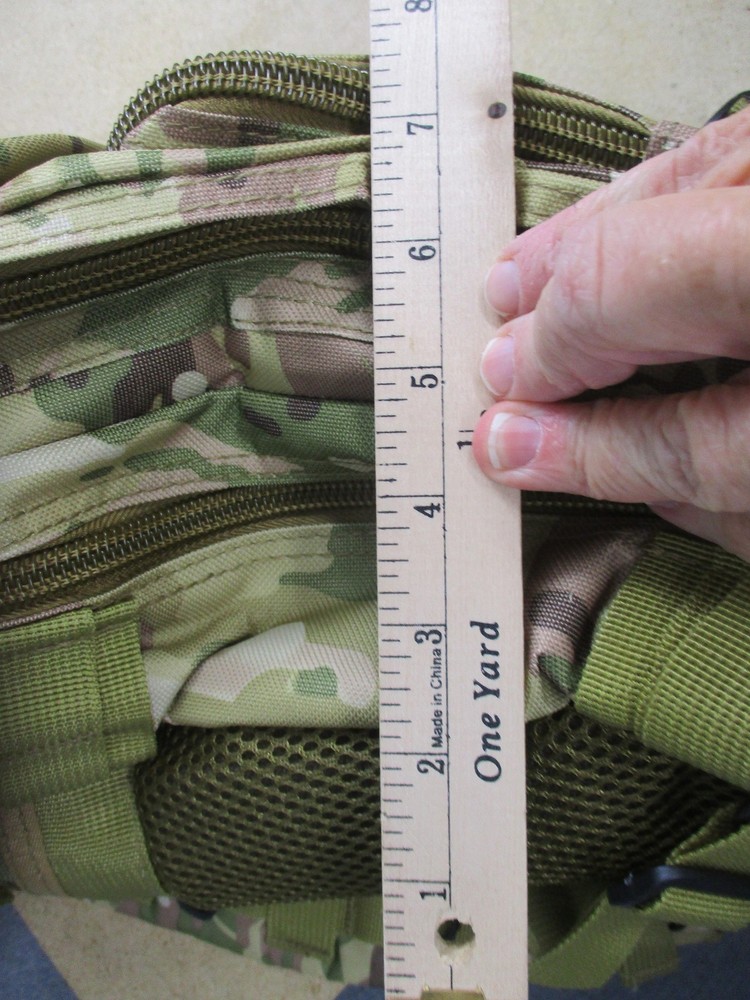 Tactical MOLLE Multicam Assault Backpack Daypack Multi-Compartment Hiking Gear