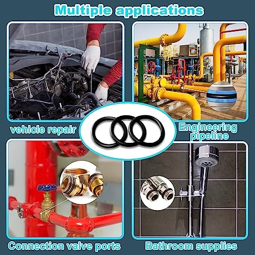Pcs Rubber O-Rings Kit with Assorted O Ring Tools Set/20 Size/OD:4.5mm 1070