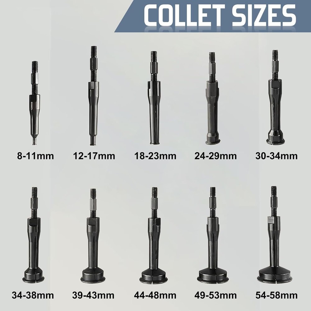 Blind Bearing Puller Kit Blind Hole Inner Bearing Remover Installer Tool Set