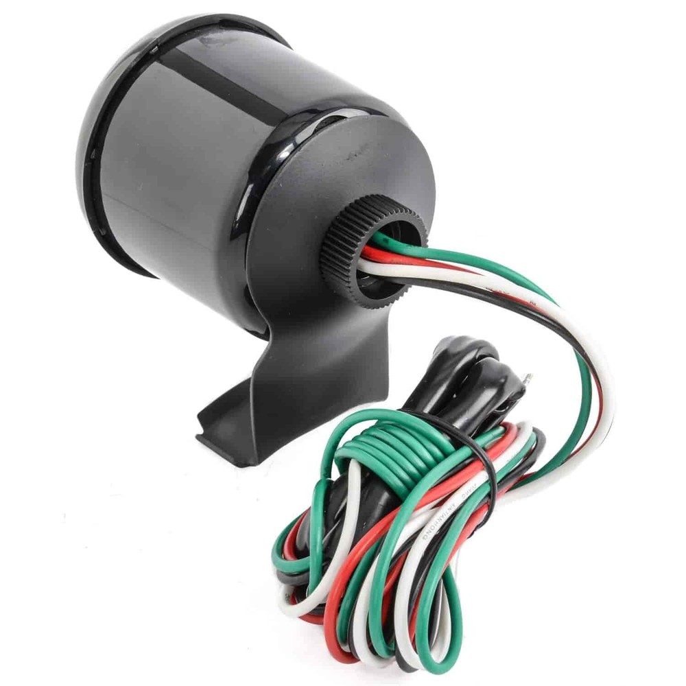 6 Volt Positive or Negative Ground Bosch Tachometer Black Face