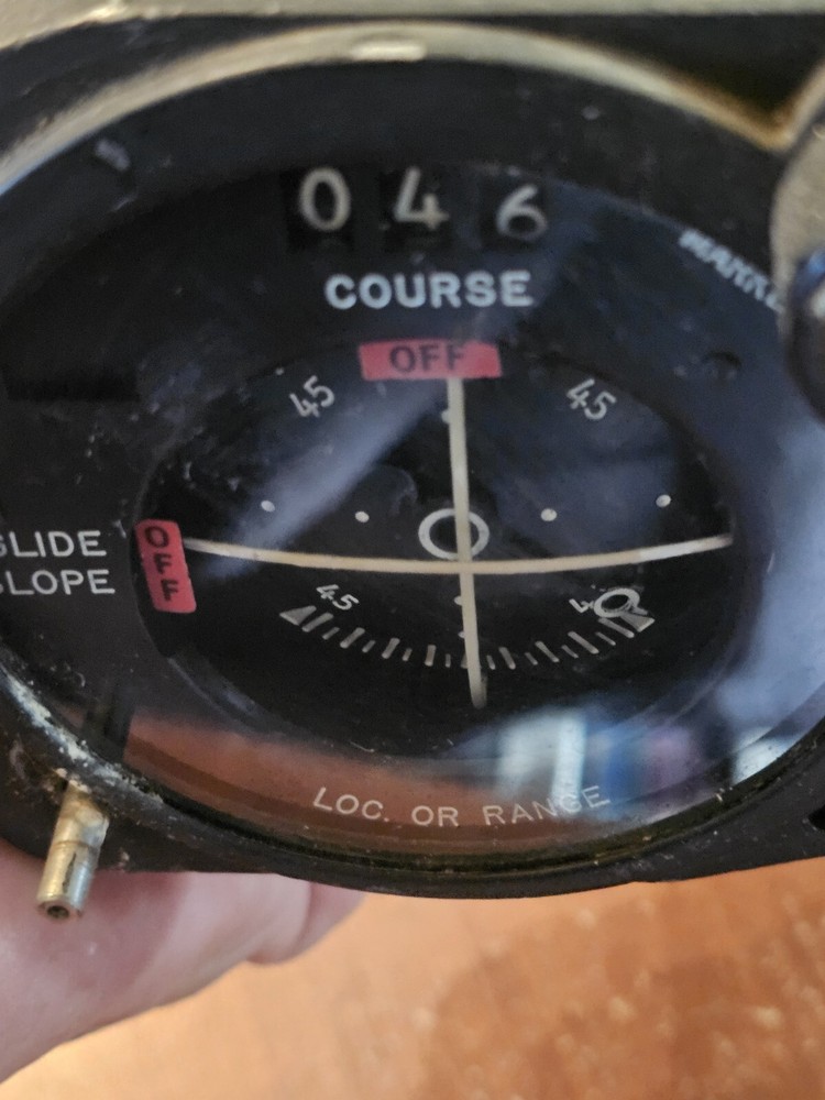 Phaostron Course Indicator ID-351B/ARN Aviation Airplane Gauge
