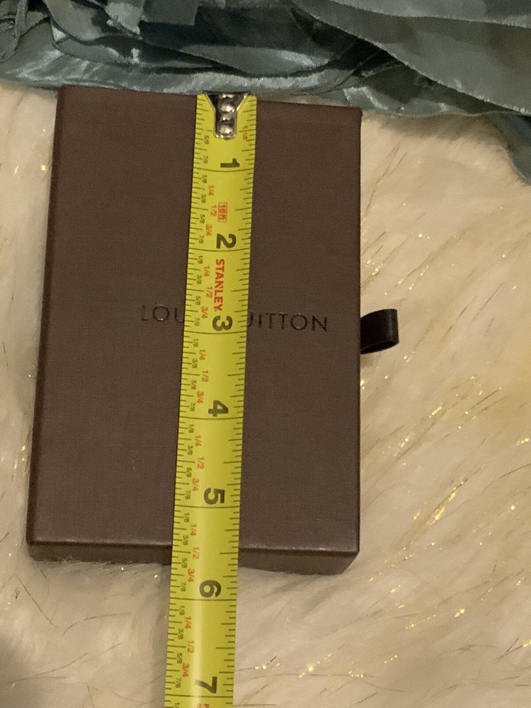 Louis Vuitton Brown Box 6.5” x 3.5” Already AUTHENTICATED !!