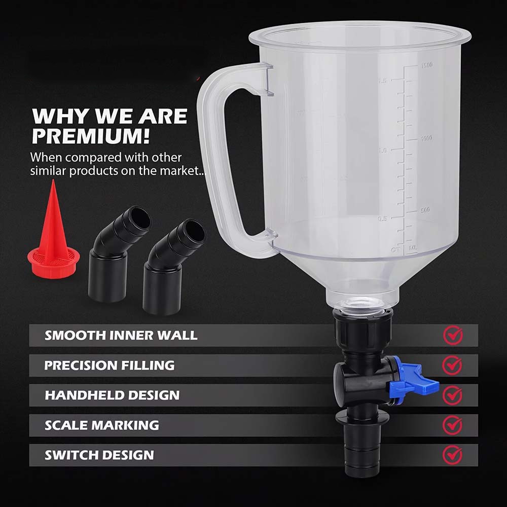Premium Leak-Proof Oil Funnel: Practical Refueling Tool for Multiple Car Models