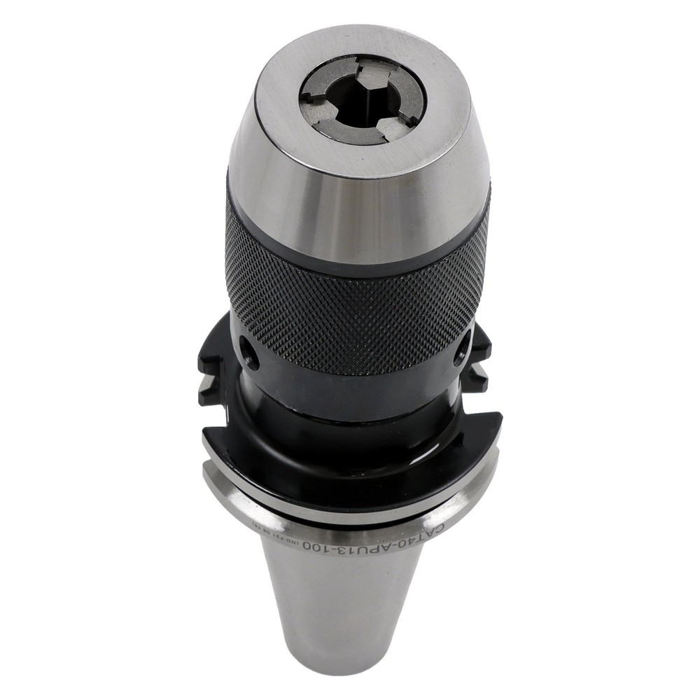 CAT40 Precision Dual Contact Chuck 1/2" Keyless With Solid Shank