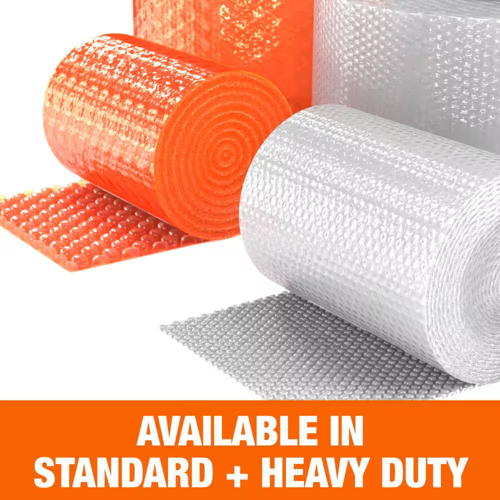 12 In. X 200 Ft. Clear Bubble Cushion (2-Pack)