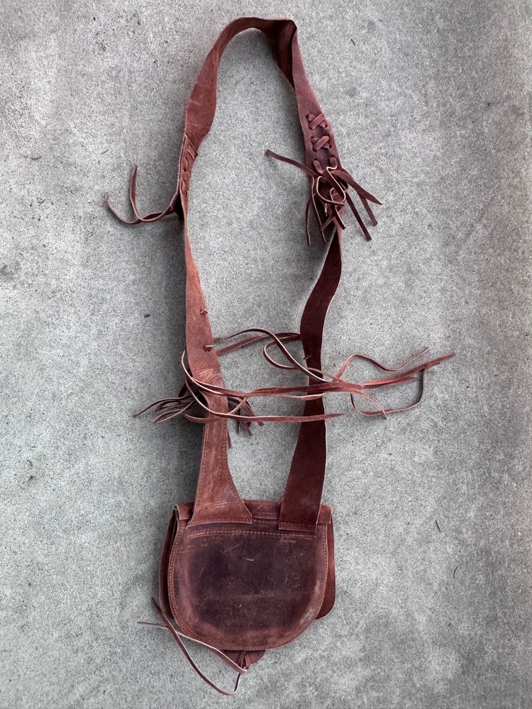 Vintage LEATHER MUZZLELOADER POSSIBLES POUCH BAG