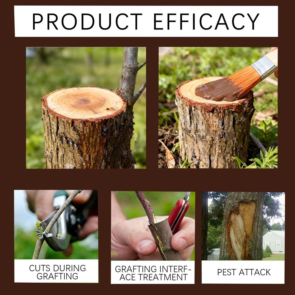 Zriechs Tree Wound Pruning Sealer,Tree Dressing with 100 g, 1 Pcs