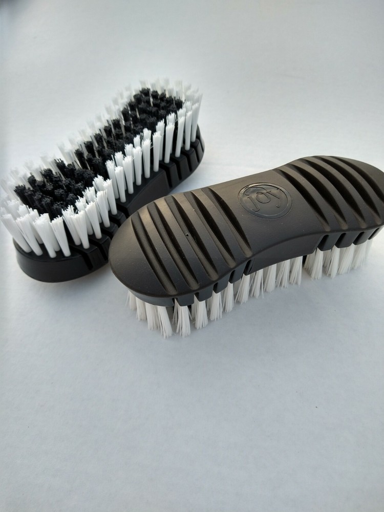Joy Mangano Miracle Clean Heavy Duty Scrub Brush Black (2-Pack)