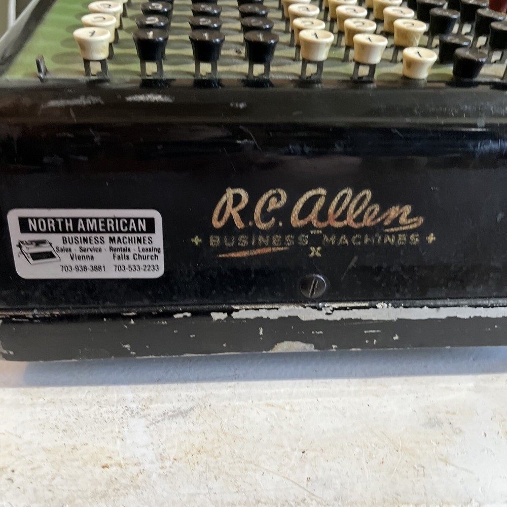 RC Allen Model 915 Adding Machine - Parts