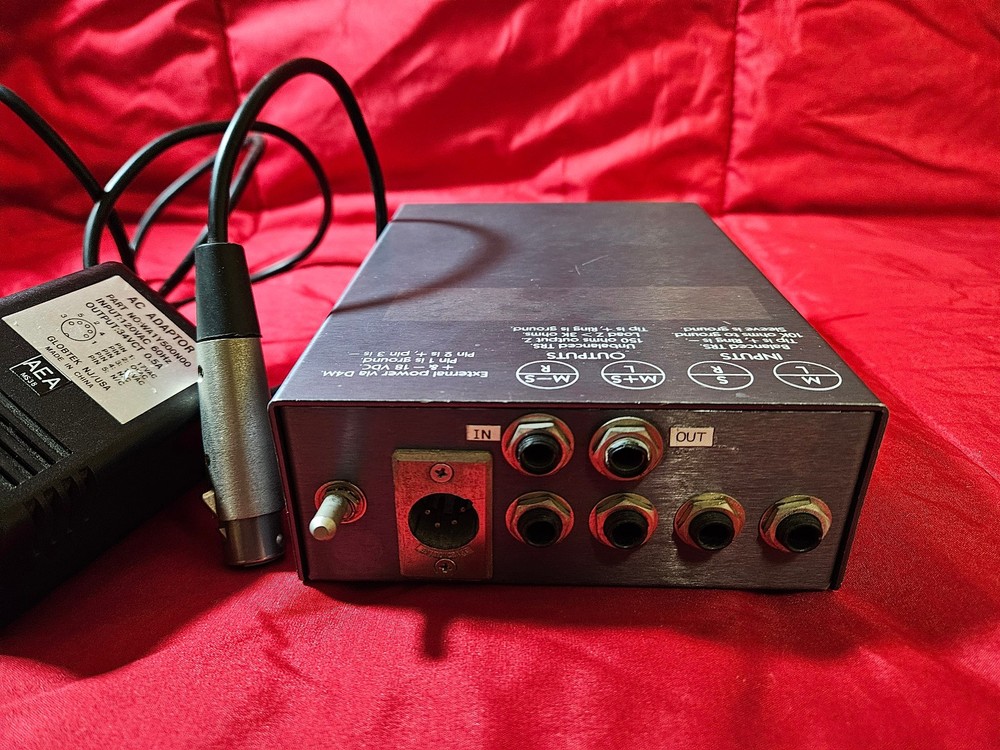 AEA MS38 Mid/Side Audio Stereo XY Field Processor Dual Mode Active Matrix MS 38
