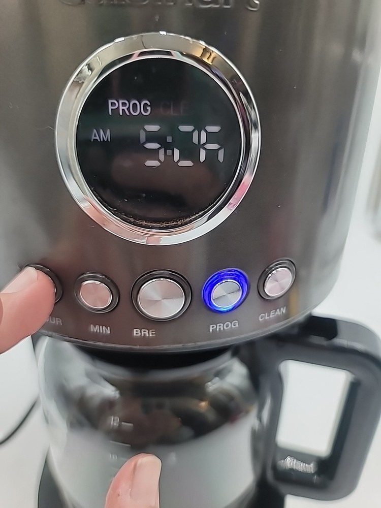 Cuisinart 12 Cup Programmable Coffeemaker DCC-1220 Tested- Works READ