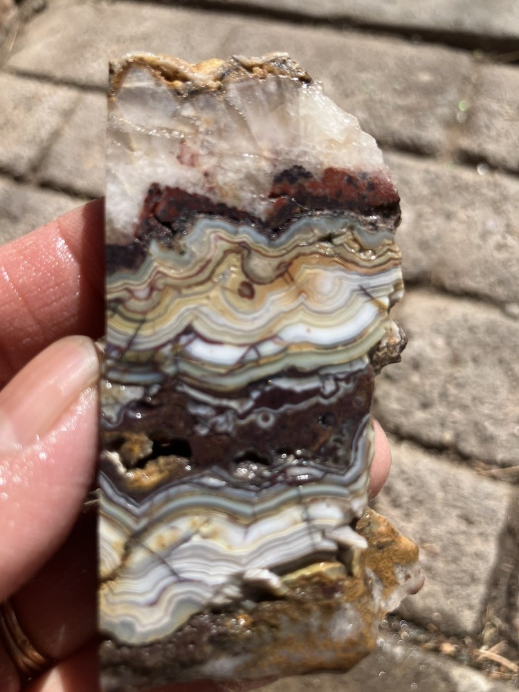 Crazy Lace Agate Slab