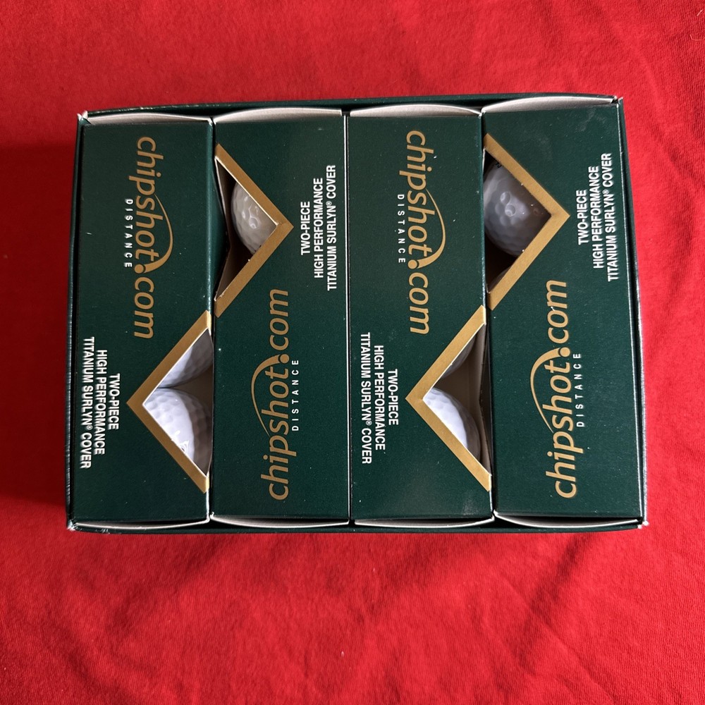 Chipshot High Performance Golf Balls One Dozen