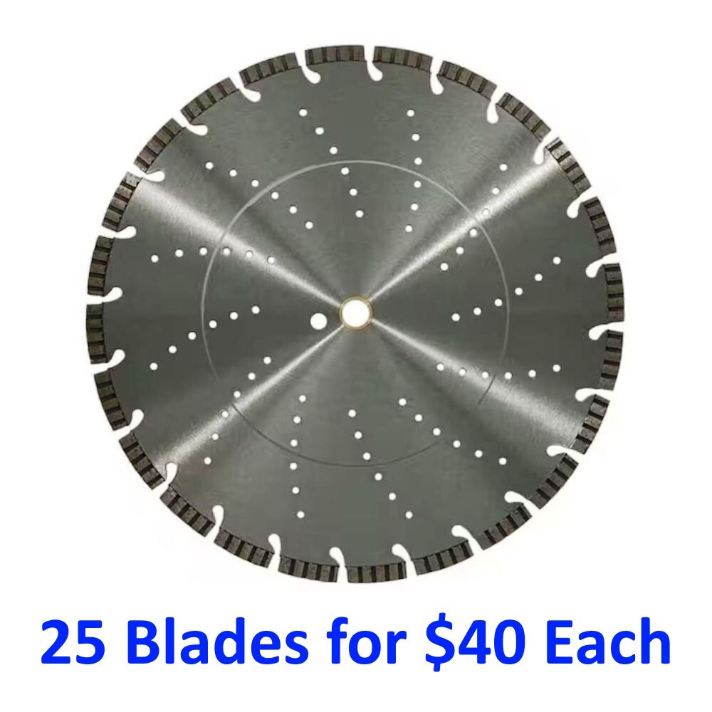 14" TURBO SEGMENT DIAMOND SAW BLADE - 2 for $46 Each