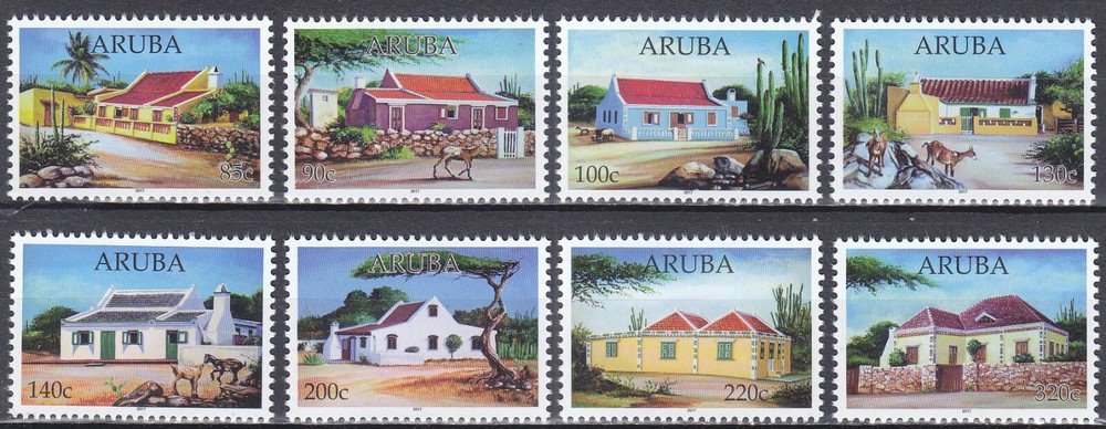 Arubu Issue 2017 (918-925) Houses
