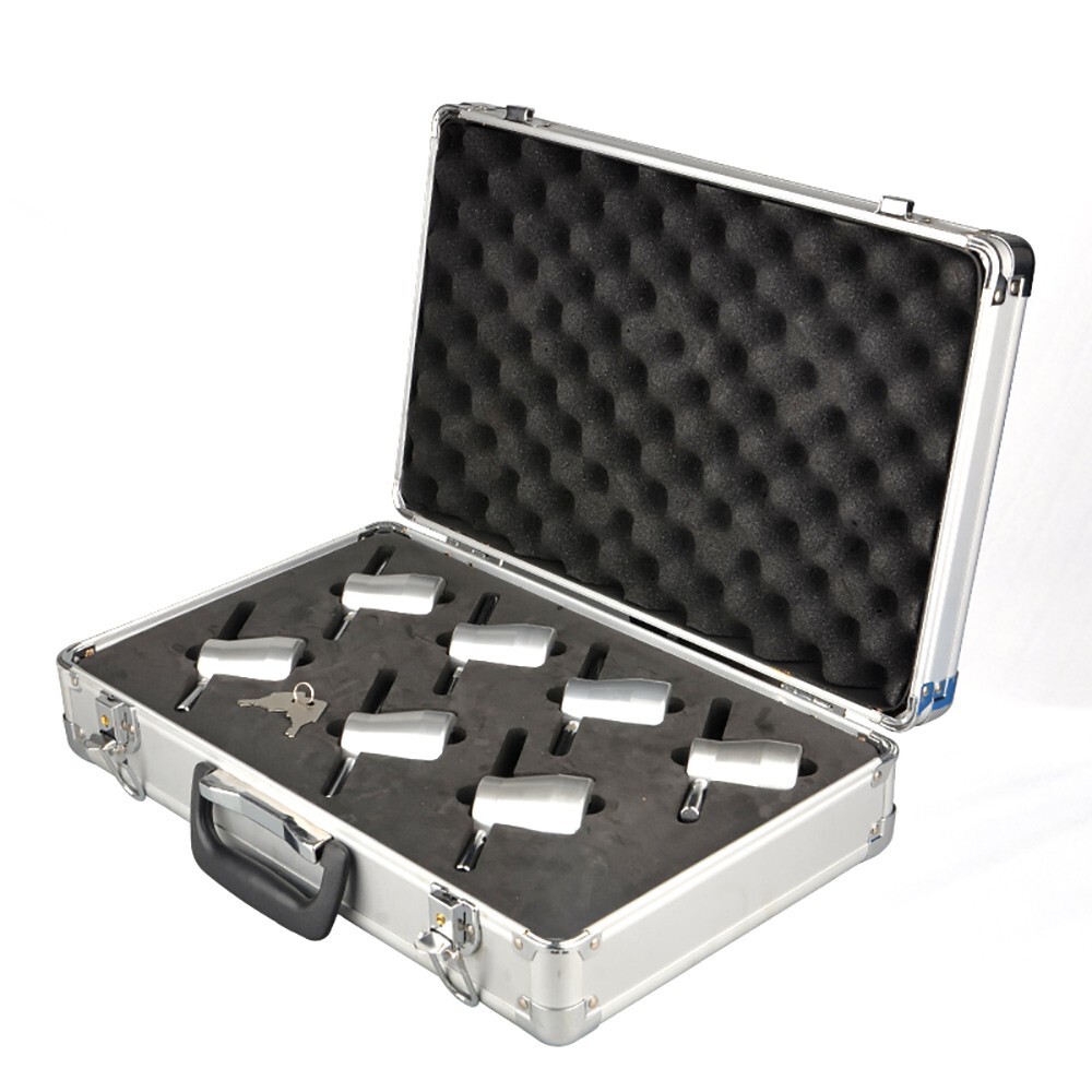 10kv High Voltage Cable Manual Ring Stripper 7PCS Set Cable Head Chamfering Tool