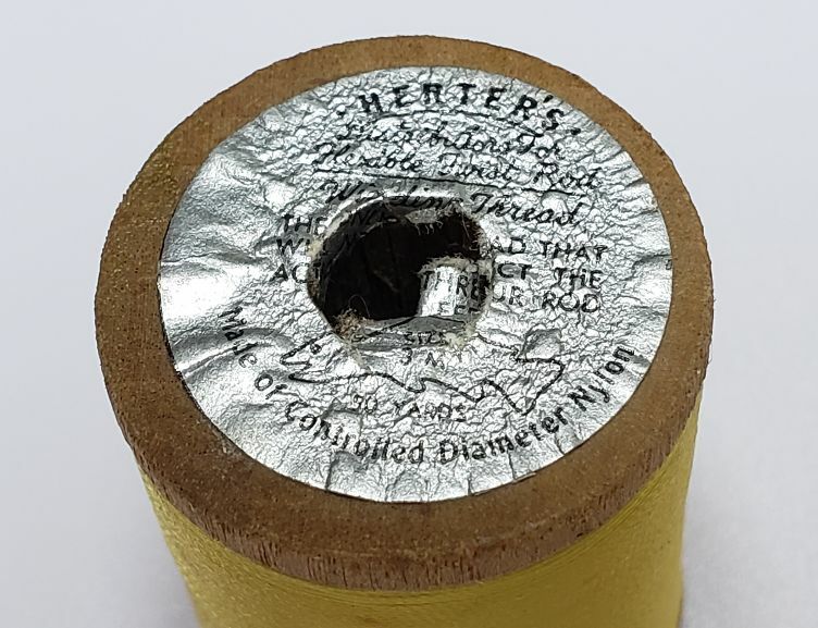 Herters Rod Winding Thread Yellow Gudebrod