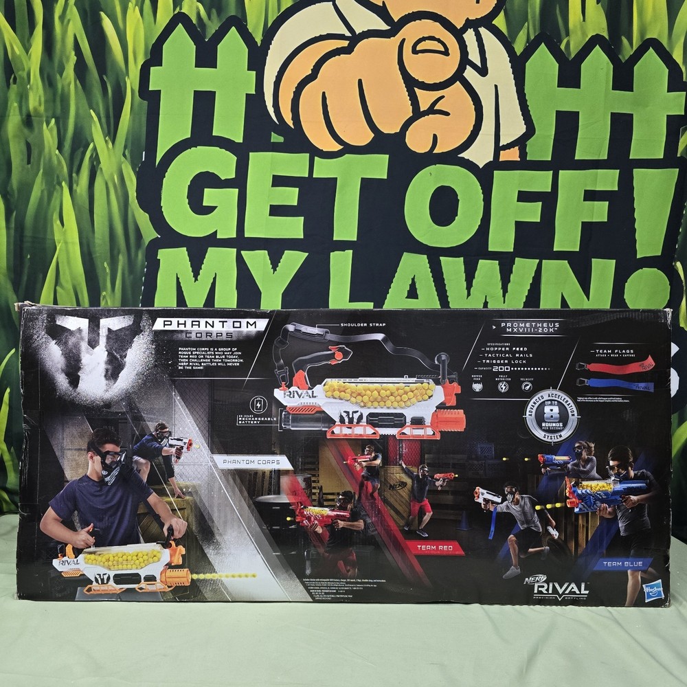 NERF Rival Prometheus MXVIII-20K Blaster **New In Box**