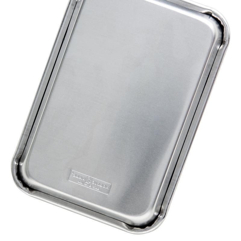 4 Pack Natural Aluminum Baking Sheets 1/8 Size Versatile Kitchen Tools New