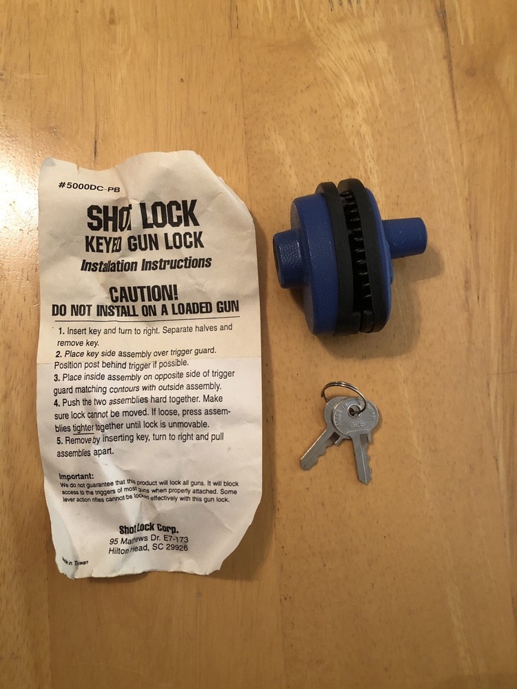 Shot Lock Keyed Gun Lock