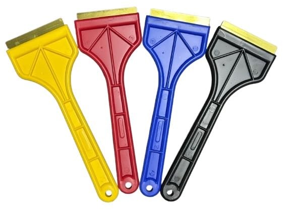 Zeluga 25-555-Combo Brass Blade Ice Scraper – Scratch-Free, Rustproof, Combo