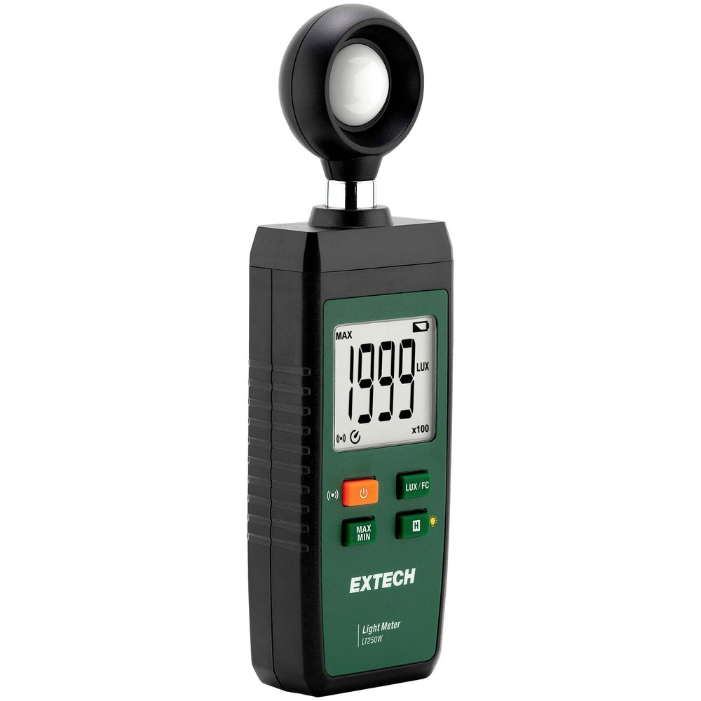 Extech LT250W Lux Meter Compact With Bluetooth® Connectivity