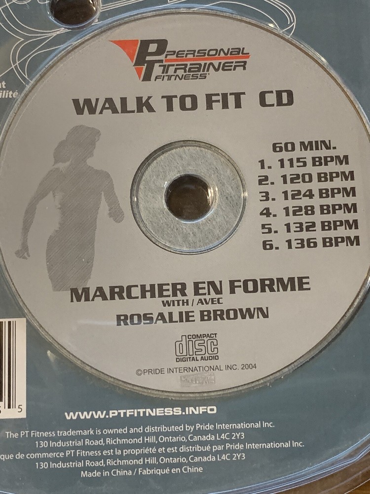 Walk To Fit Pedometer - Personal Trainer - With DVD /CD - Walking Program