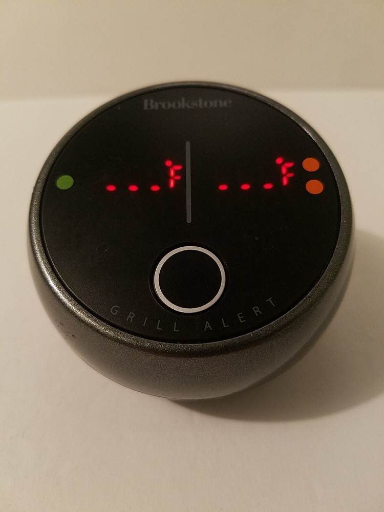 Brookstone Grill Alert Bluetooth Connected Thermometer App Controlled. Unit Only