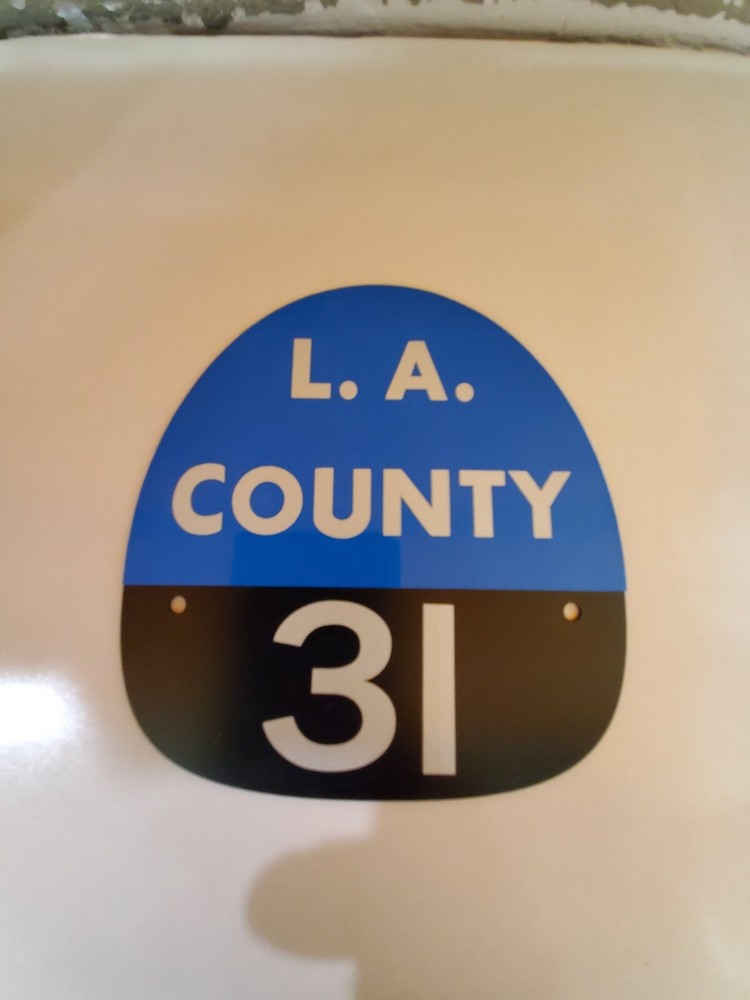 LA COUNTY 31 FIRE HELMET SHIELD