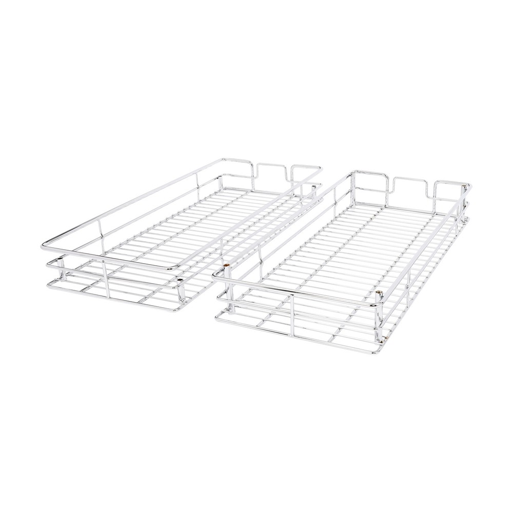 Pull Out Cabinet Organizer, 2-Tier Pull Out Shelves, Kitchen Cabinet Organizer