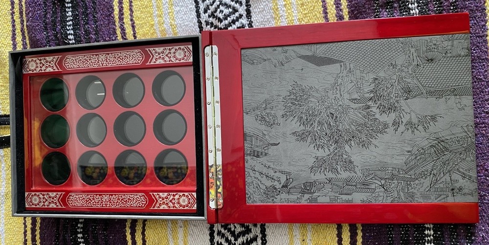 Empty 2010-2021 Silver $15 Lunar Lotus 12-Year Display Case