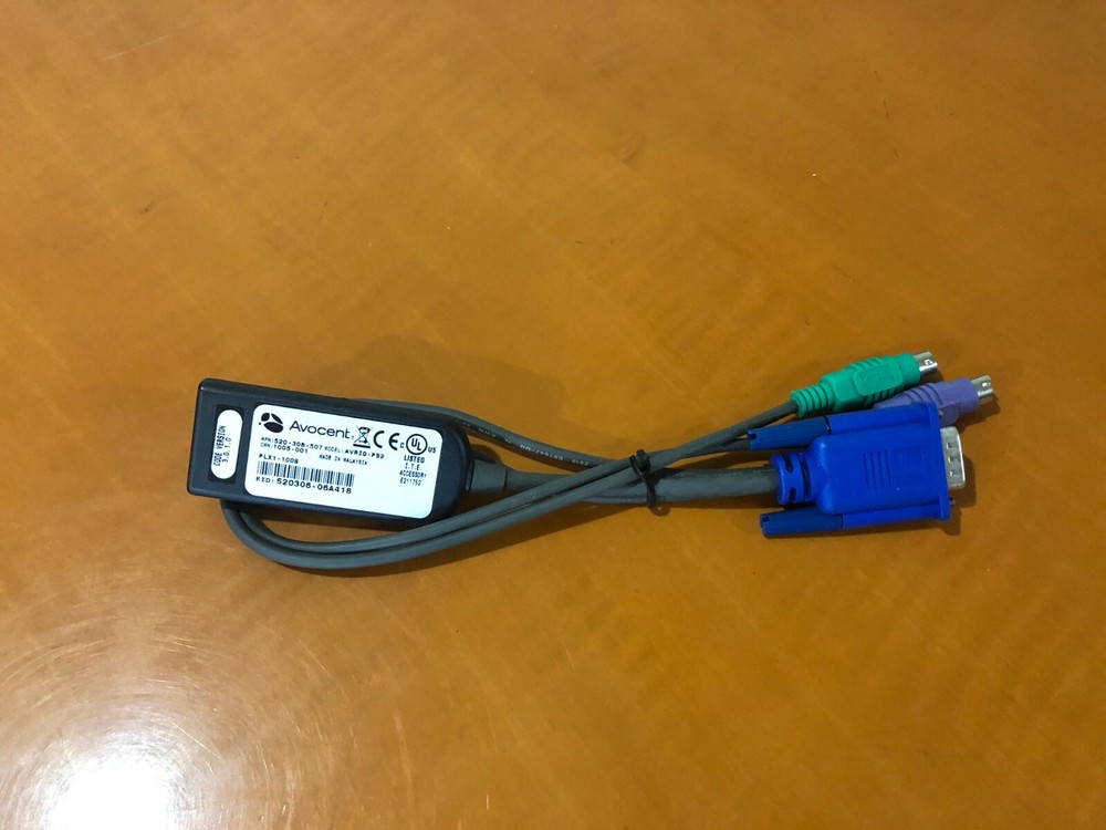 Avocent 520-306-507 AVRIQ-PS2 Module KVM Switch Interface IP Adapter Cable